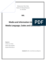 Media and Information Literacy: Media Language, Codes and Convention