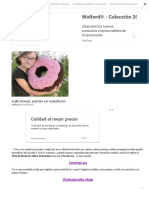 Cojín Donut, Patrón en Castellano - Otakulandia - Es