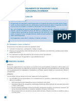 Reglamento de Seguridad y Salud Ocupacional en Minería