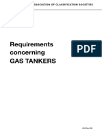 Requirements Concerning GAS TANKERS