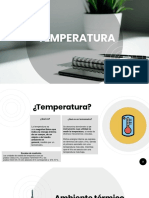 Temperatura Ergonomia