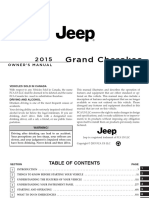 Manual Jeep Grand Cherokee 2015