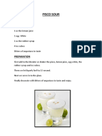 Pisco Sour PDF