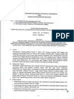 Surat Edaran Bersama Kepala BKN Dirjen Perbendaharaan Kemenkeu Tentang Tindak Lanjut Perubahan BUP Berdasarkan UU 52014