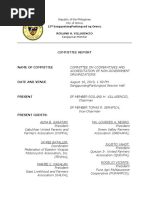 August 16 Committee Report - Cooperatives and Accreditation of NGOs