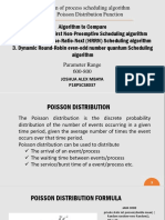Simulation of Process Scheduling Algorithm Using Poisson Distribution Function
