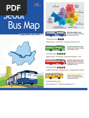 Seoul Bus Route Map Pdf Seoul Bus Map | Pdf | Seoul | Rapid Transit