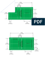 Badminnton Court Dimension