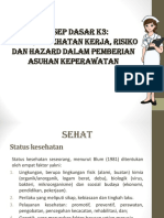 Konsep Dasar K3 Keperawatan