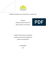 Demanda Economica de Los Ecosistemas y Sus Servicios