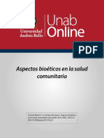 Aspectos Bioeticos en Salud Comumnitaria