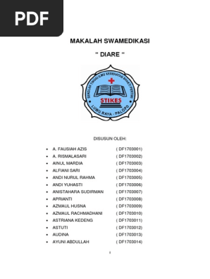 Makalah Swamedikasi Diare 1