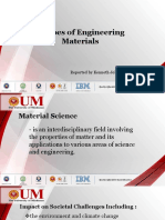Types of Engineering Materials: Reported by Kenneth John B. de Leon