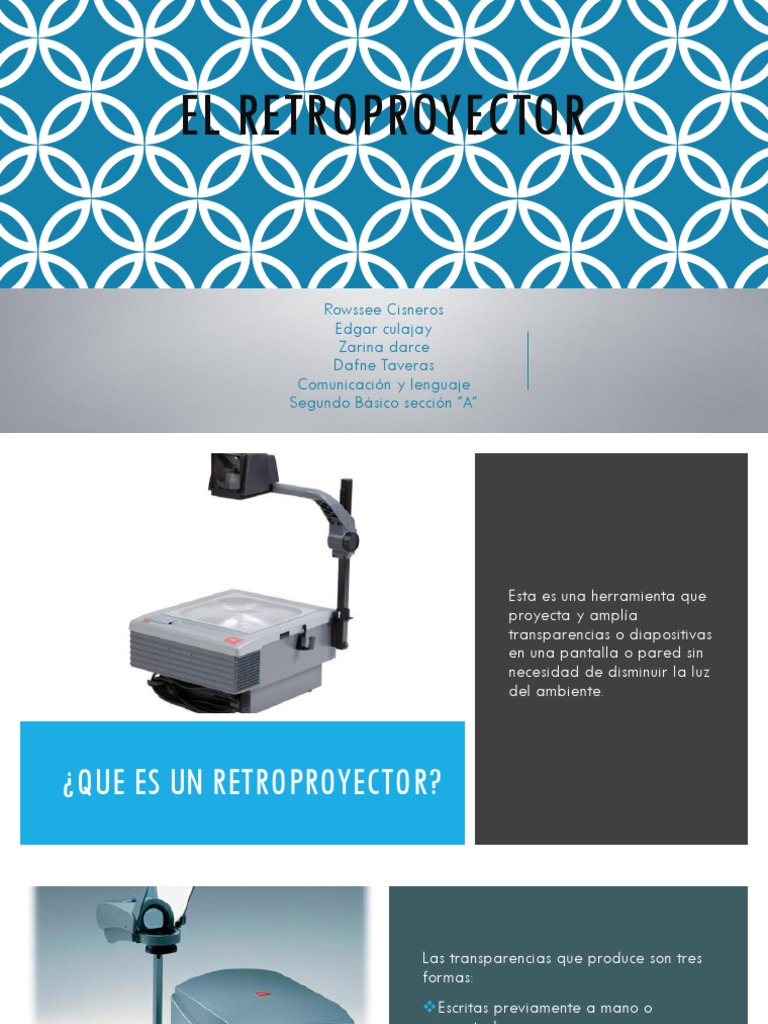 ¿Qué es un retroproyector? | PDF | Radiación electromagnética ...