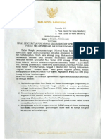Surat Edaran Walikota Mengenai RW ODF