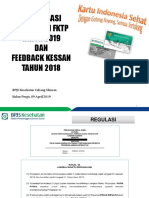 Sosialisasi Kepatuhan FKTP Dan Feedback KEssan KC Sleman