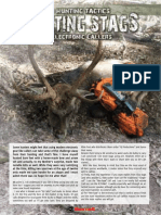 Using electronic deer callers to attract stags