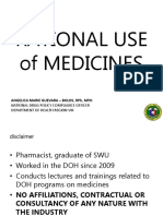 Generics and Rational Use of Medicines Presentation