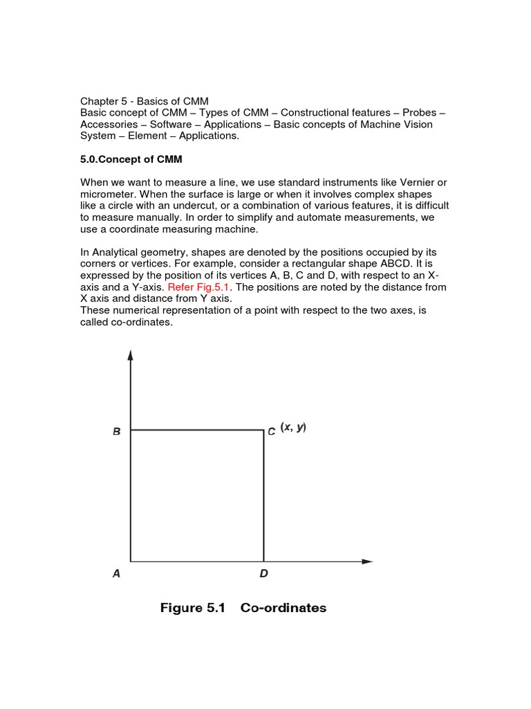Understanding Coordinate Measuring Machines | PDF | Cartesian ...