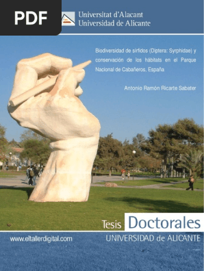 Tesis Doctoral Antonio Ricarte | Biodiversidad | Organismos