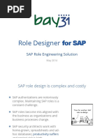 Role Designer For SAP