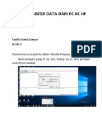 Mentransfer Data Dari PC Ke HP