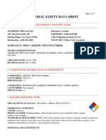 Material Safety Data Sheet: 1. Chemical Product and Company Identification