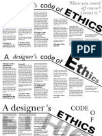 A Designer's Co E: Ethics