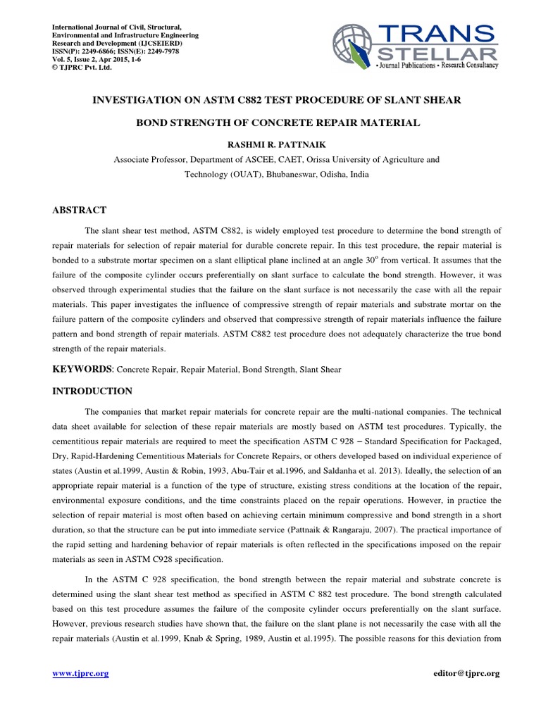 2-11-1423831654-1. Civil - IJCSEIERD - INVESTIGATION ON ASTM C882 ...