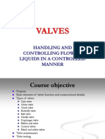 Valves: Handling and Controlling Flow of Liquids in A Controlled Manner