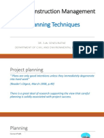 Planning Techniques