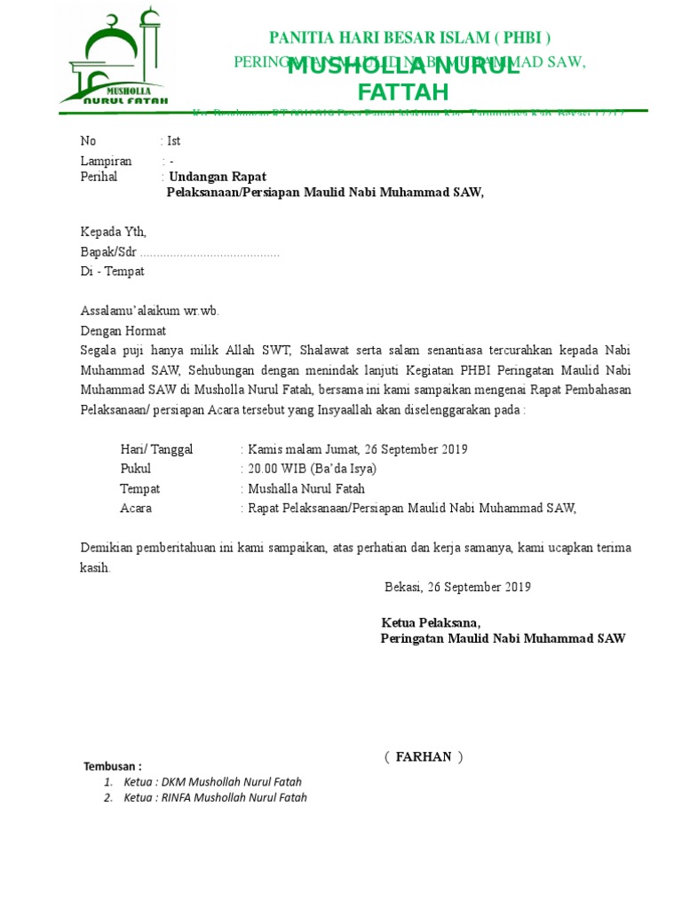 surat undangan rapat maulid 2022 doc surat undangan rapat maulid 2022 doc