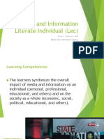 20media and Information Literate Individual (Lec)