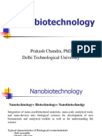 Nanobiotechnology: Prakash Chandra, PHD Delhi Technological University