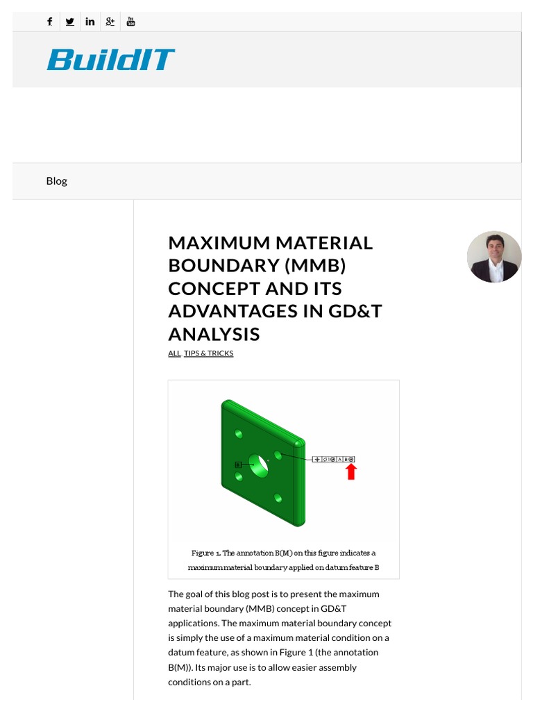 Maximum Material Boundary (MMB) and Its Advantages in GD&T Analysis ...