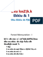 Forest Mensuration Fundamentals