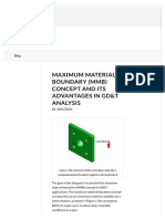 Maximum Material Boundary (MMB) and Its Advantages in GD&T Analysis PDF