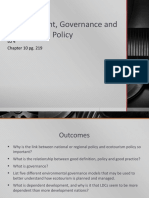 LU 4 Development, Governance and Policy
