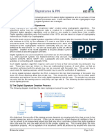 Basics of Digital Signatures and PKI S