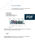 Input/Output (I/O) Ports