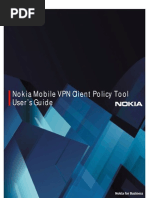 Nokia VPN Client Policy Tool Users Guide