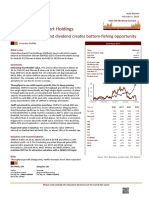 China Merchants Port Holdings: Attractive Valuation and Dividend Creates Bottom-Fishing Opportunity