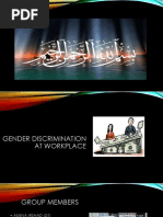 Gender Discrimination at Workplace PPT Slides 