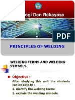 Teknologi Dan Rekayasa: Principles of Welding