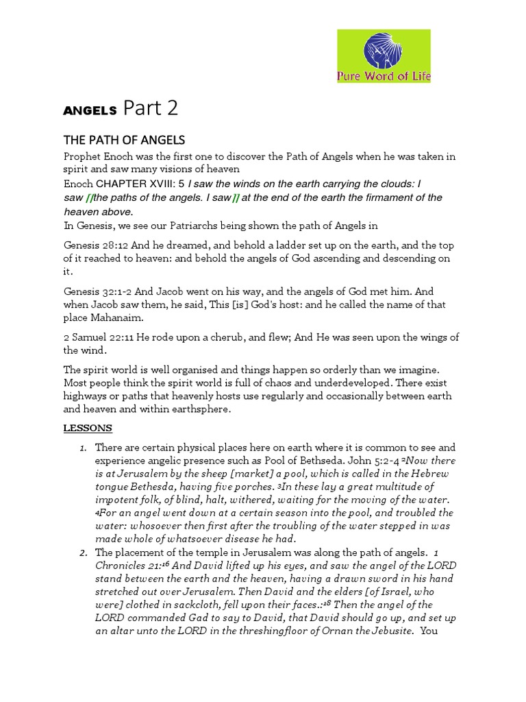Paths of Angels | PDF | Angel | Book Of Exodus
