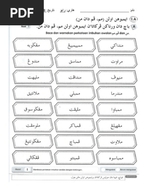Latihan Imbuhan Awalan Tahun 3 Pdf