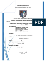 Informe de Mecanica de Fluidos