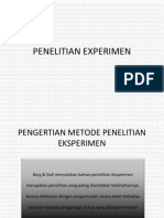 PENELITIAN EKSPERIMEN klp2