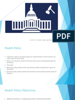 History of Healthcare Laws and Policies