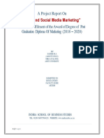 "SEO and Social Media Marketing": A Project Report On